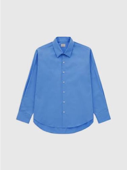 Comme Si La Shirt Classica Cotton In Grecian Blue, Size M — image 2 of 7